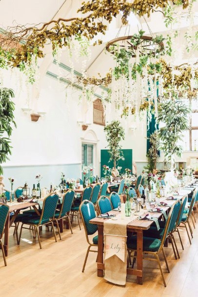 Natural Setting Wedding Hall Decorations