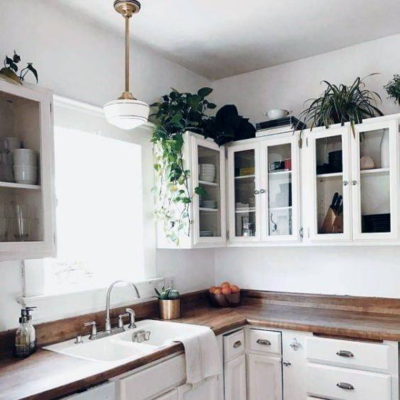 Natural Wood Inspiration Kitchen Countertop Ideas