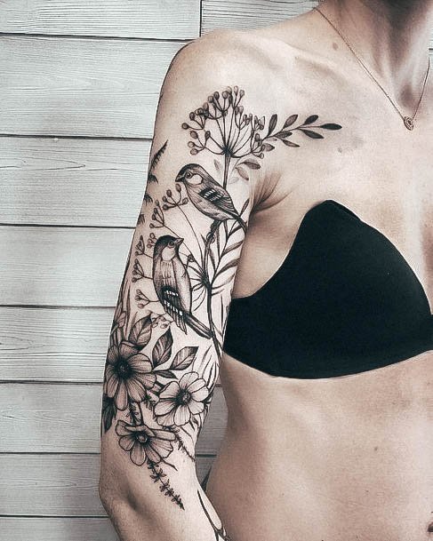 Nature Girls Tattoo Ideas