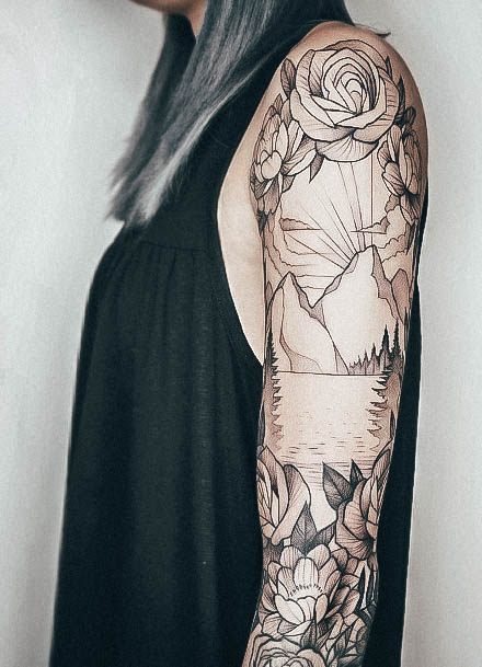 Nature Womens Tattoo Designs