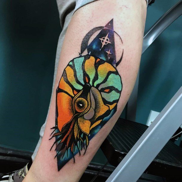 Nautilus Womens Feminine Nautilus Tattoos