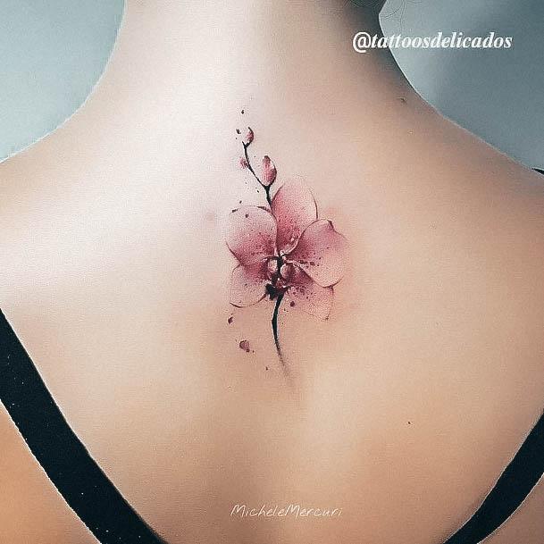 Neat Beautiful Tattoo On Female