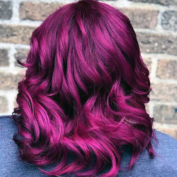 Neat Bright Hairstyles On Female