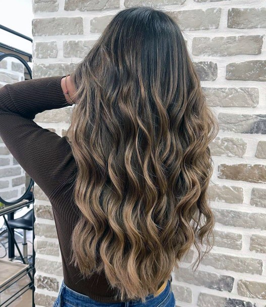 Neat Brown Ombre Hairstyles On Female