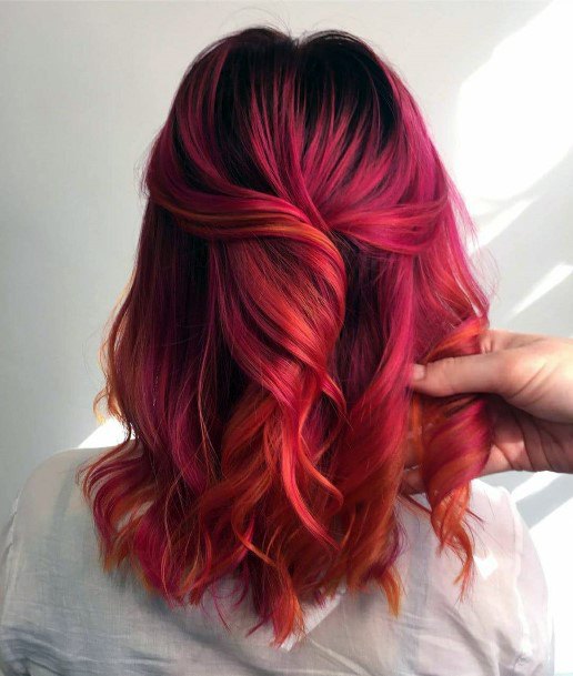 Neat Cool Hair Dye Ideas On Female