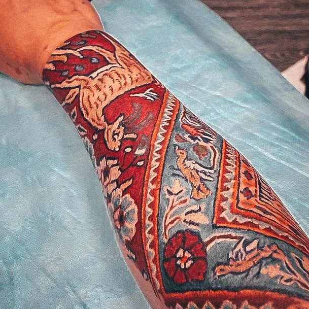 Neat Forearm Sleeve Tattoo On Female