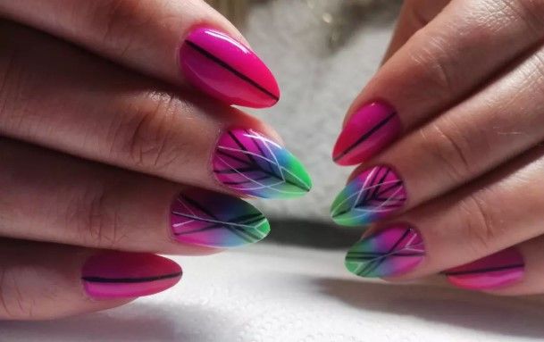 Top 100 Best Geometric Nail Art For Women - Modern Design Ideas