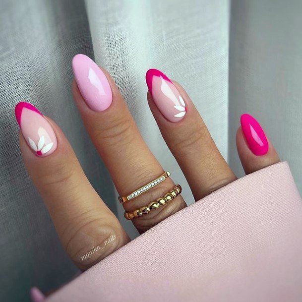 Neat Pink Dress Nail On Female