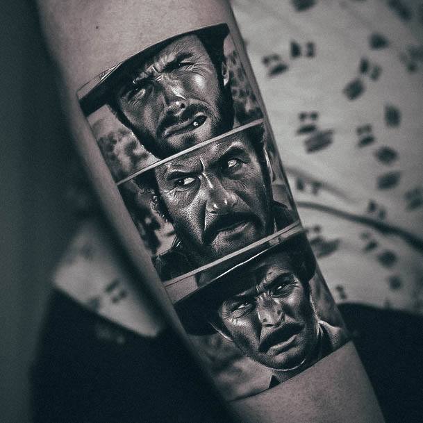 Neat Portrait Tattoo On Female