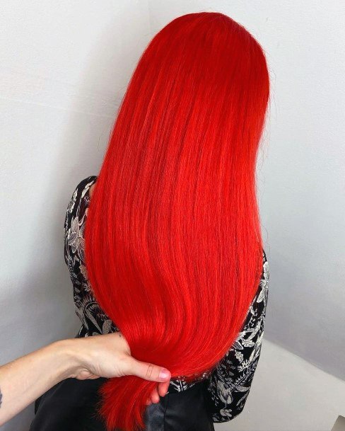 Neat Red Hairstyles On Female