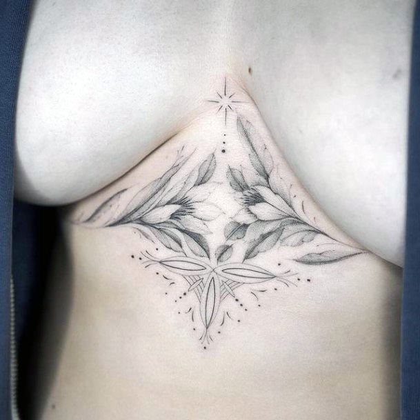 Neat Spiritual Tattoo On Female