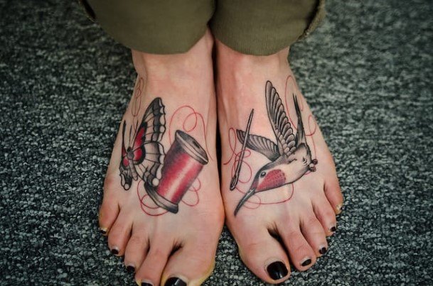 Needle And Thread Looks For Tattoos