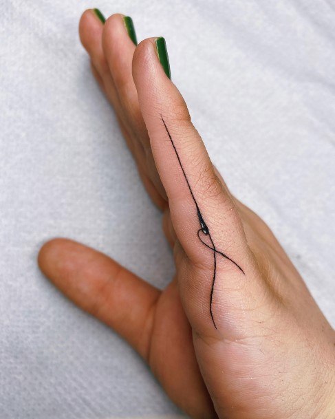 Needle And Thread Tattoos For Girls