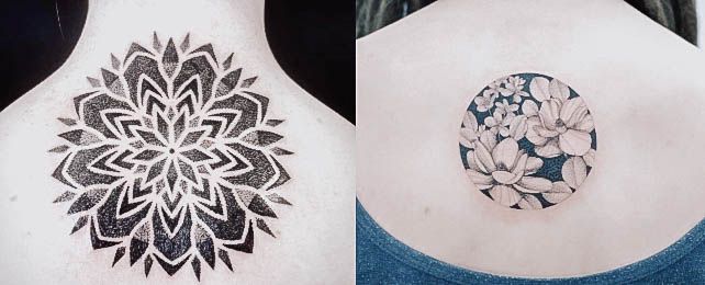 Top 100 Best Negative Space Tattoos For Women – Cool Design Ideas