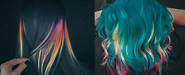 Top 100 Best Neon Hairstyles For Women – Fluorescent Hair Ideas