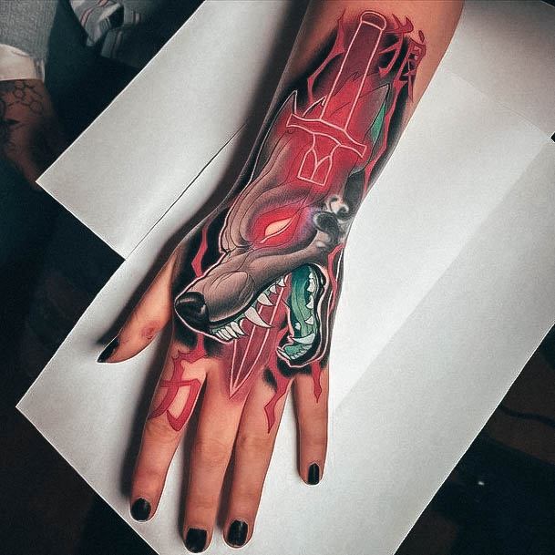 Neon Womens Tattoo Designs