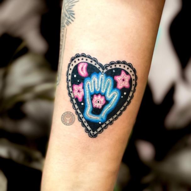 Neon Womens Tattoo Ideas