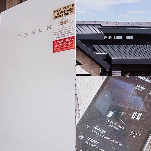 New Home Solar Tesla Power Wall