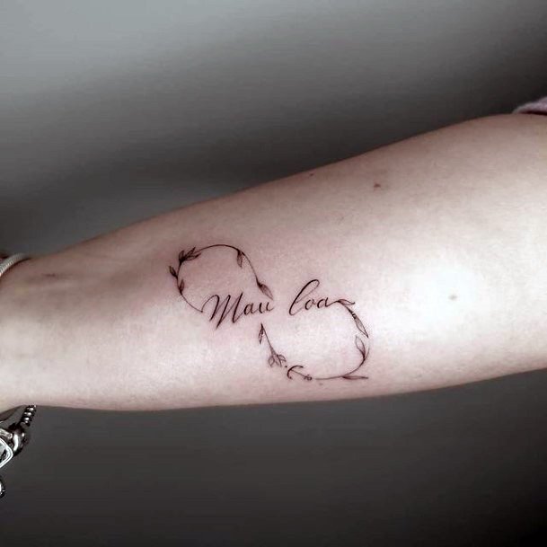 New Love Romantic Infinity Tattoo Womens Hands