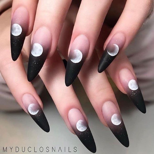 New Moon Female Nail Designs