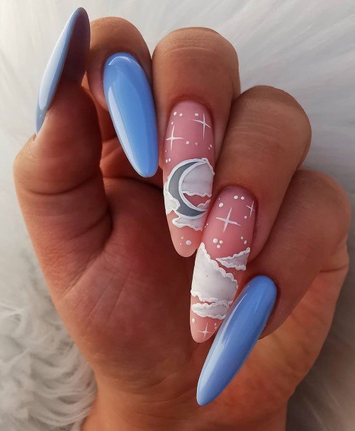 New Moon Nail Design Inspiration For Women