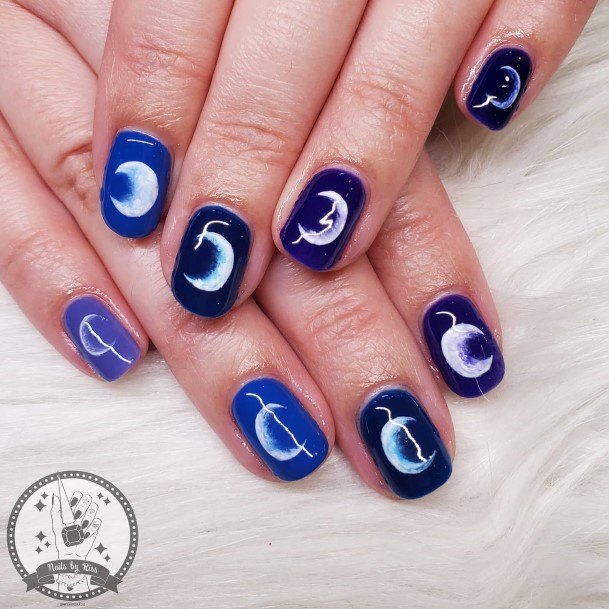 New Moonic Womens New Moon Nail Designs