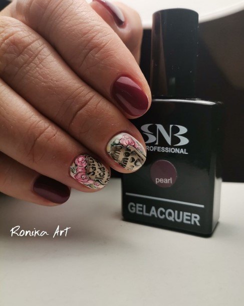 Newspaper Nail For Ladies