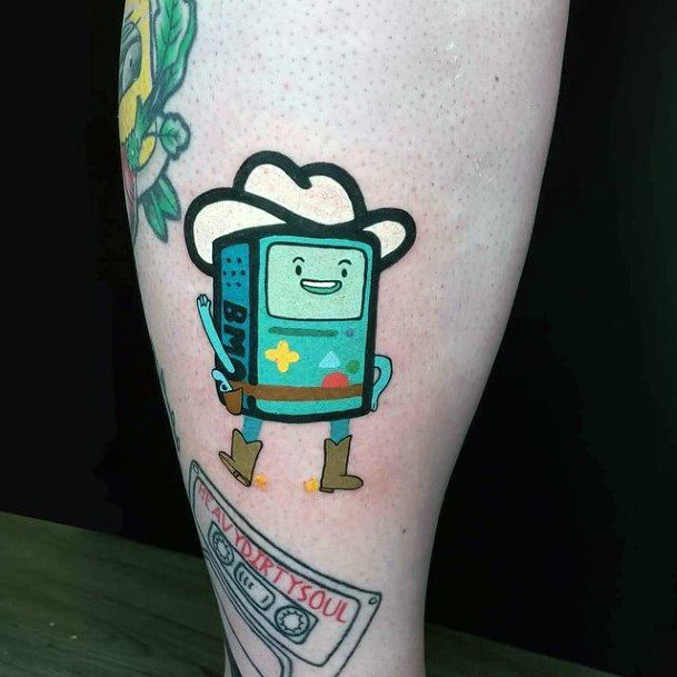 Nice Adventure Time Tattoos For Women