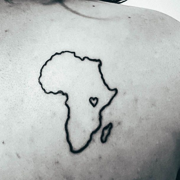 Nice Africa Tattoos For Women