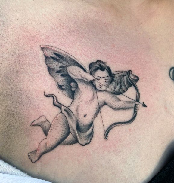 Nice Baby Angel Tattoos For Women