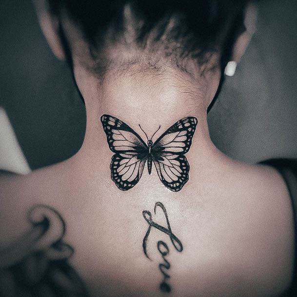 Nice Back Of Neck Tattoos For Women