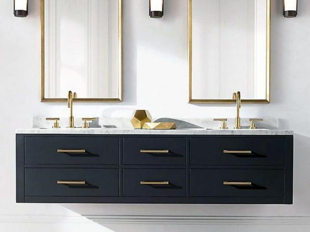 Nice Bathroom Cabinet Ideas Navy Blue