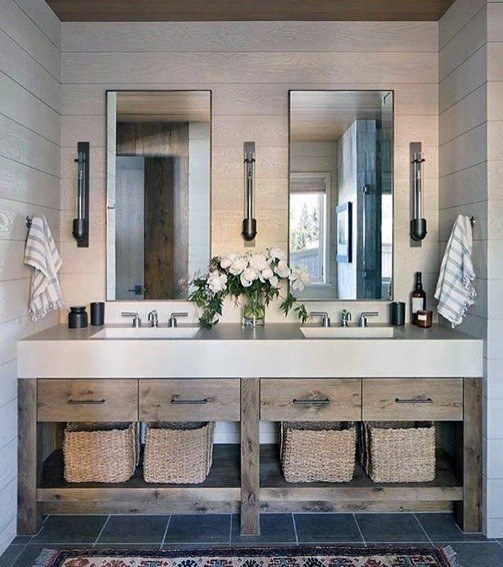 Nice Bathroom Vanity Interior Ideas
