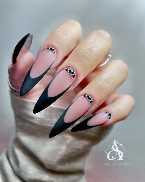 Nice Black Dress Nails For Women