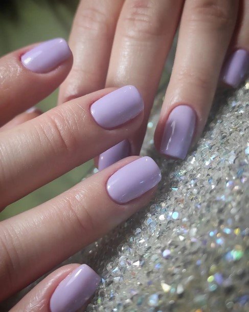 Nice Bright Purple Nails For Women