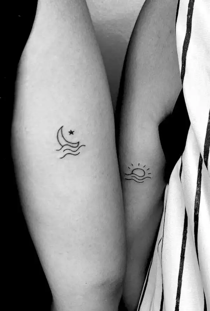 Nice Brother Sister Tattoos For Women