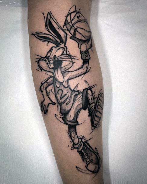 Nice Bugs Bunny Tattoos For Women