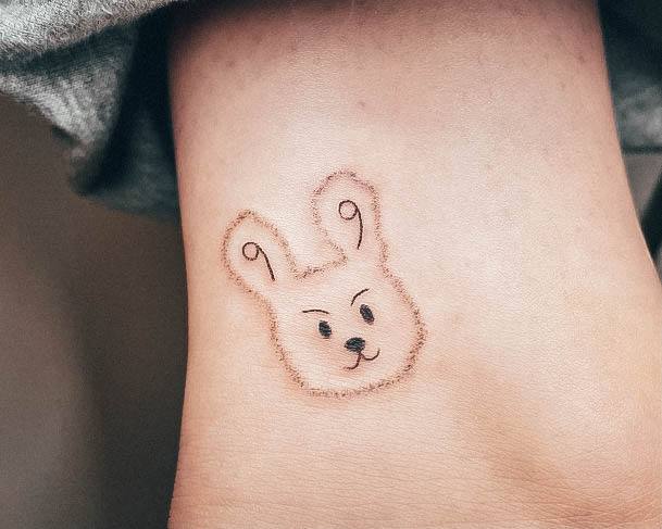 Nice Bunny Rabbit Tattoos For Women