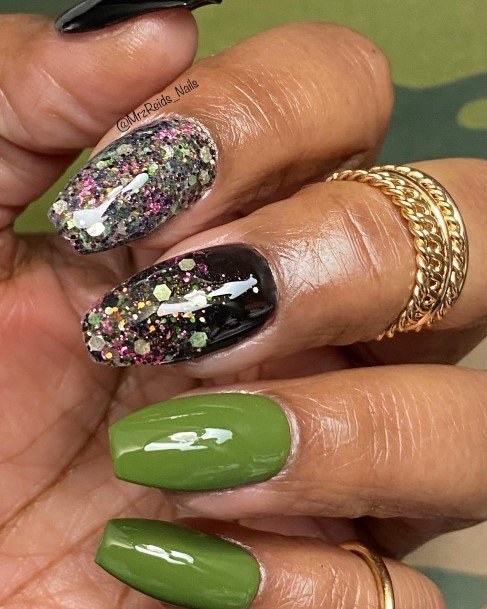 Nice Camo Nails For Women