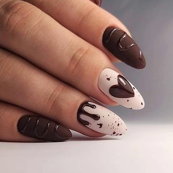 Nice Chocolate Nails For Women