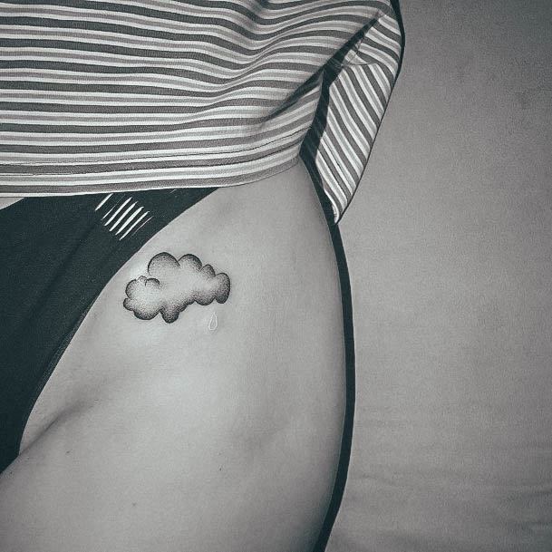 Nice Cloud Tattoos For Women