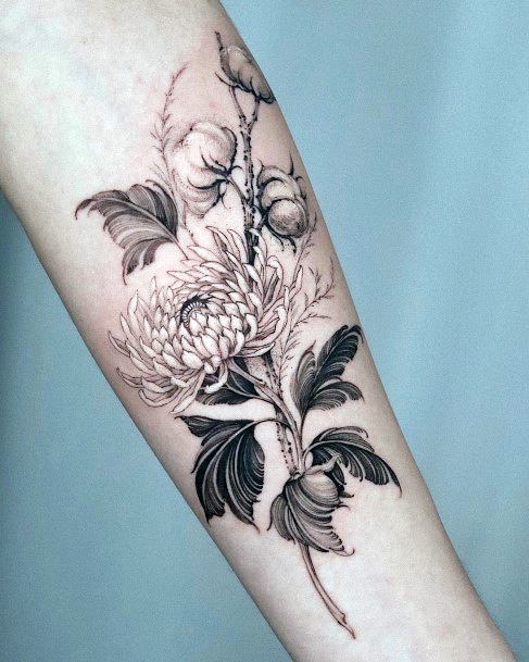 Nice Cotton Tattoos For Women