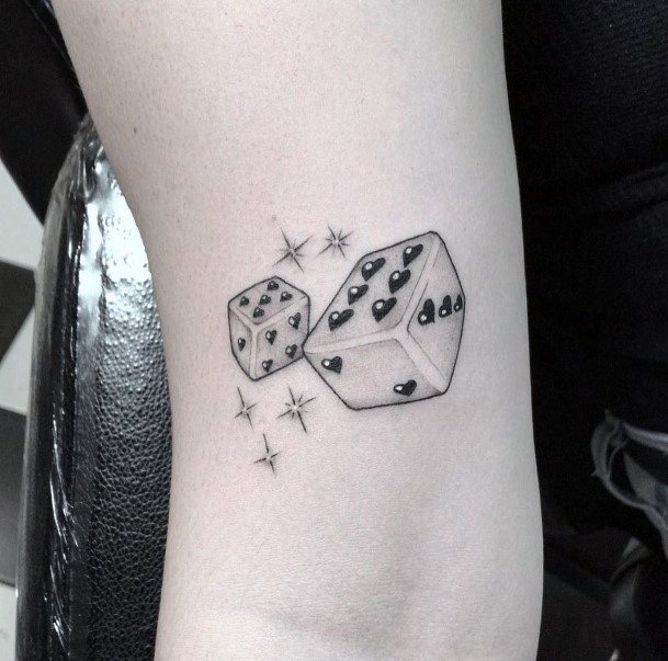 Nice Dice Tattoos For Women