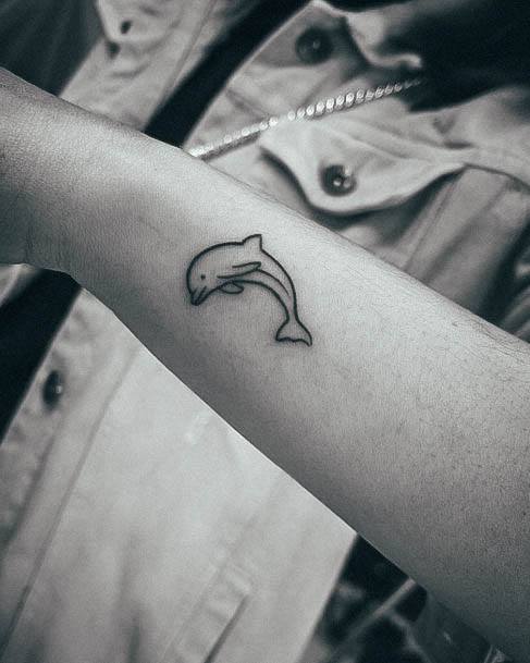 Nice Dolphin Tattoos For Women