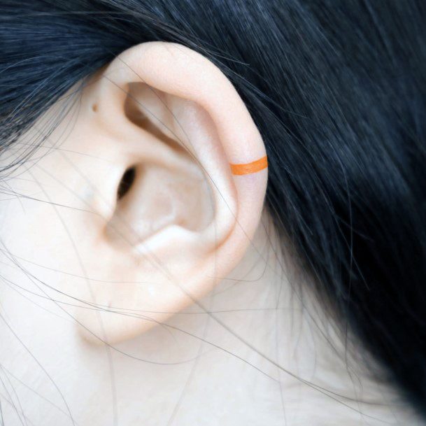 Nice Ear Tattoos For Women