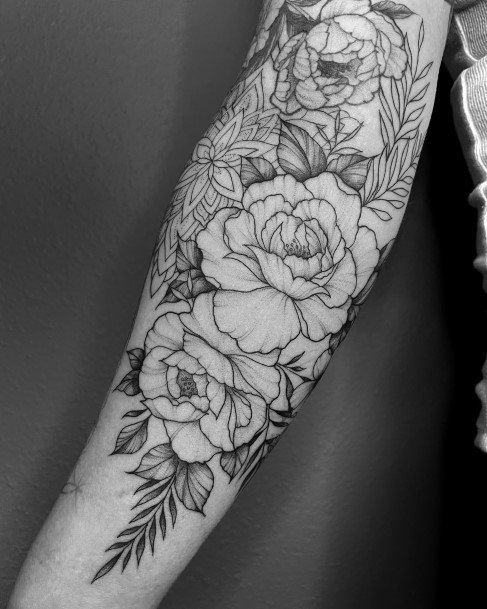 Nice Forearm Sleeve Tattoos For Women