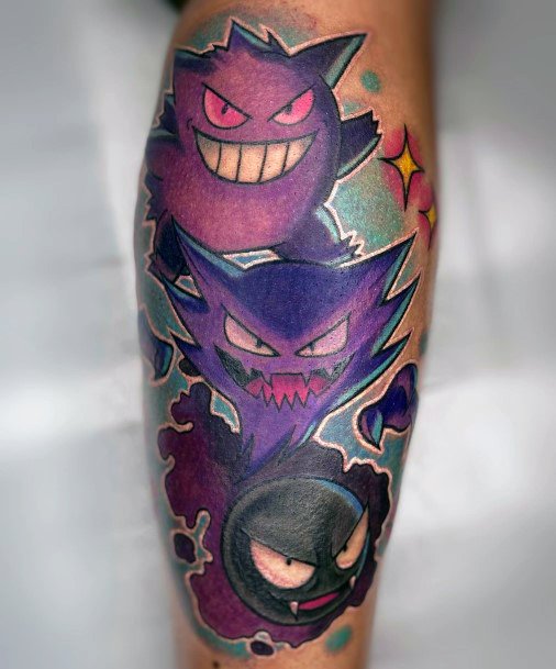 Nice Gengar Tattoos For Women