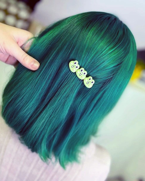 Nice Green Hairstyless For Women