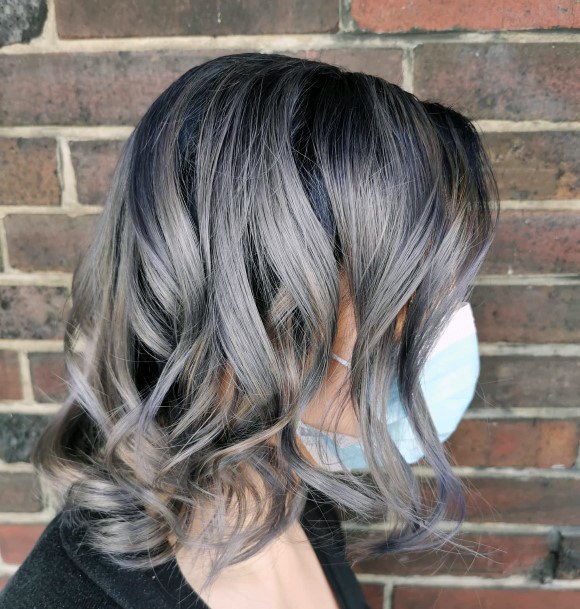 Nice Grey Ombre Hairstyless For Women