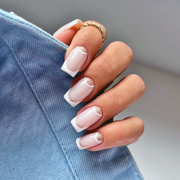 Nice Half Moon Nails For Women